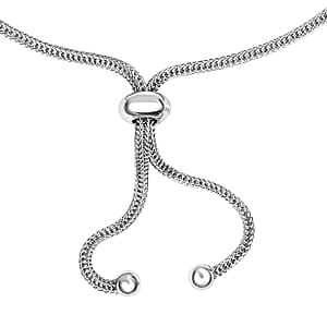 Sky Blue Topaz 2.75 ctw Bolo Bracelet in Stainless Steel