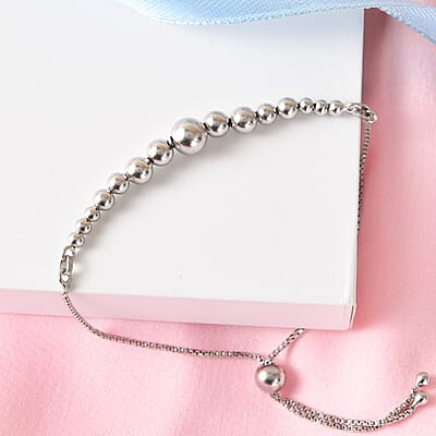 Sterling Silver Bolo Bracelet 4.40 Grams