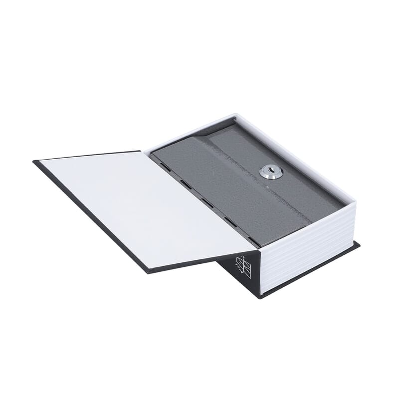 Small Dictionary Diversion Secret Hidden Book Safe with Key Lock - Black