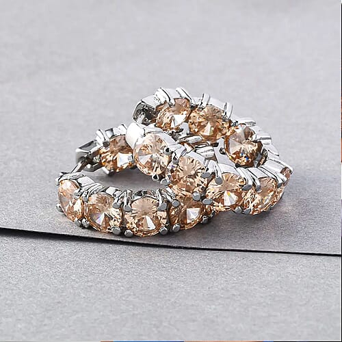 Simulated Champagne Diamond - Product card gallery slide 2 (10219035492665)
