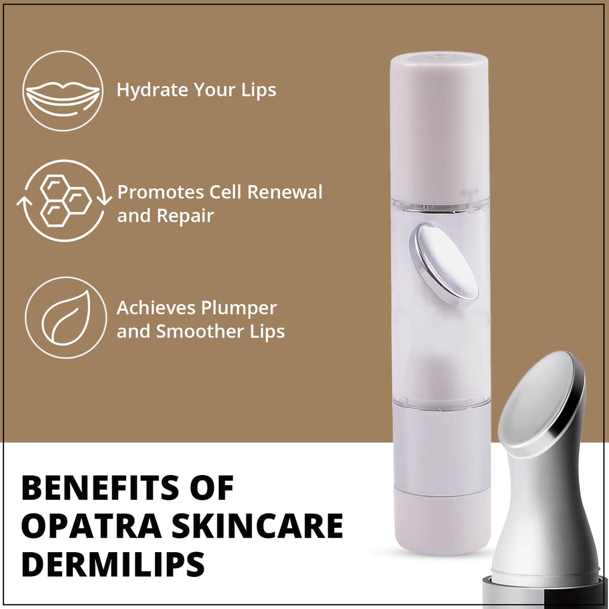 Opatra Skincare DermiLips Infuser Device with UV LED Sterilizer Case image number 2