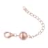 14K Rose Gold Over Sterling Silver Magnetic Ball Clasp Extender, Jewelry Extender with Lobster Clasp, Silver Clasp Extension, 3 inch Magnetic Ball Extender in Silver 2.20 Grams image number 4