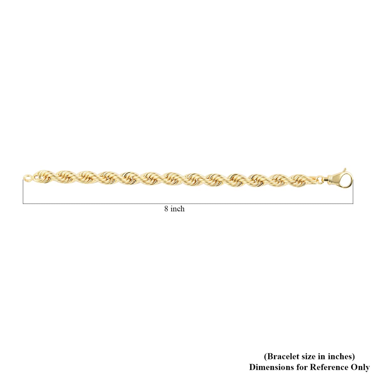 OTTOMAN TREASURE 10K Yellow Gold Rope Bracelet (8.00 In) 12.10 Grams image number 2