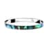 Abalone Shell Bangle Bracelet For Women in Stainless Steel, Beach Jewelry Gifts (8.50 in) image number 0