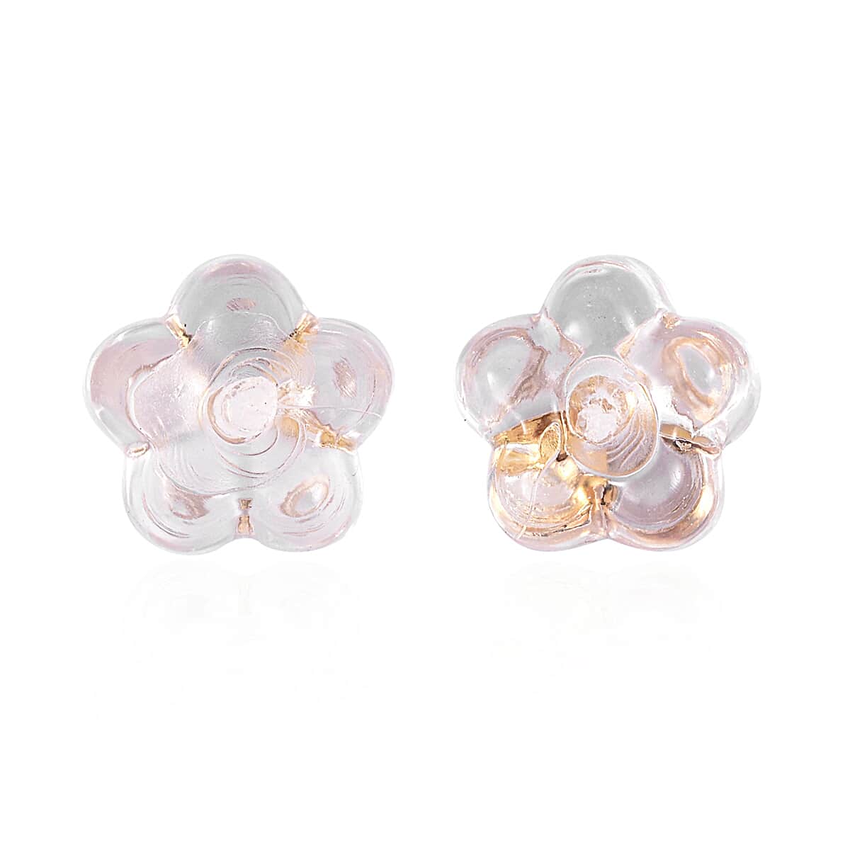 Set of 9 Silicone Round Ear Nut in 14K Yellow Gold and Rose Gold Over & Sterling Silver image number 5