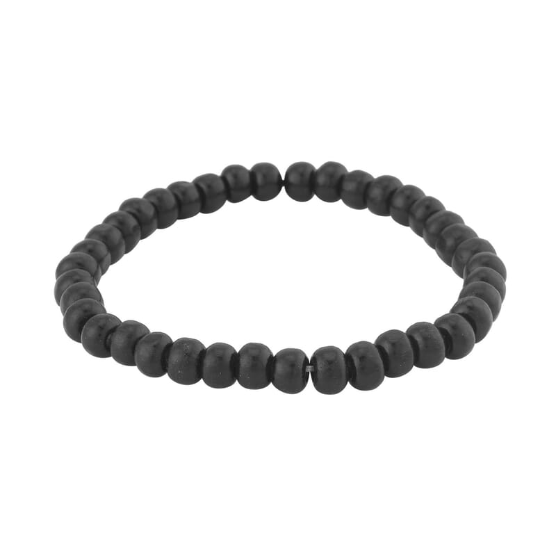 Set of 5 White Howlite, Wooden Beaded Faux Leather Men's Bracelets (Adjustable, Stretch) 126.50 ctw