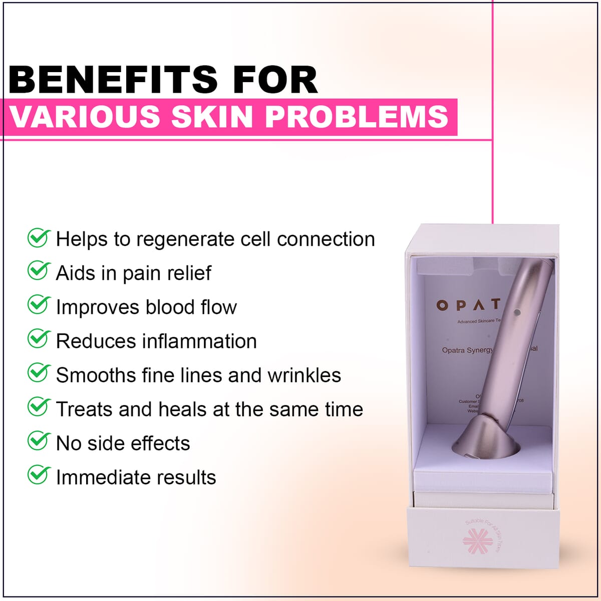 Opatra Skincare Synergy Eye Infrared Light Skin Therapy Device image number 2