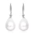White Shell Pearl Drop Earrings in Sterling Silver image number 0