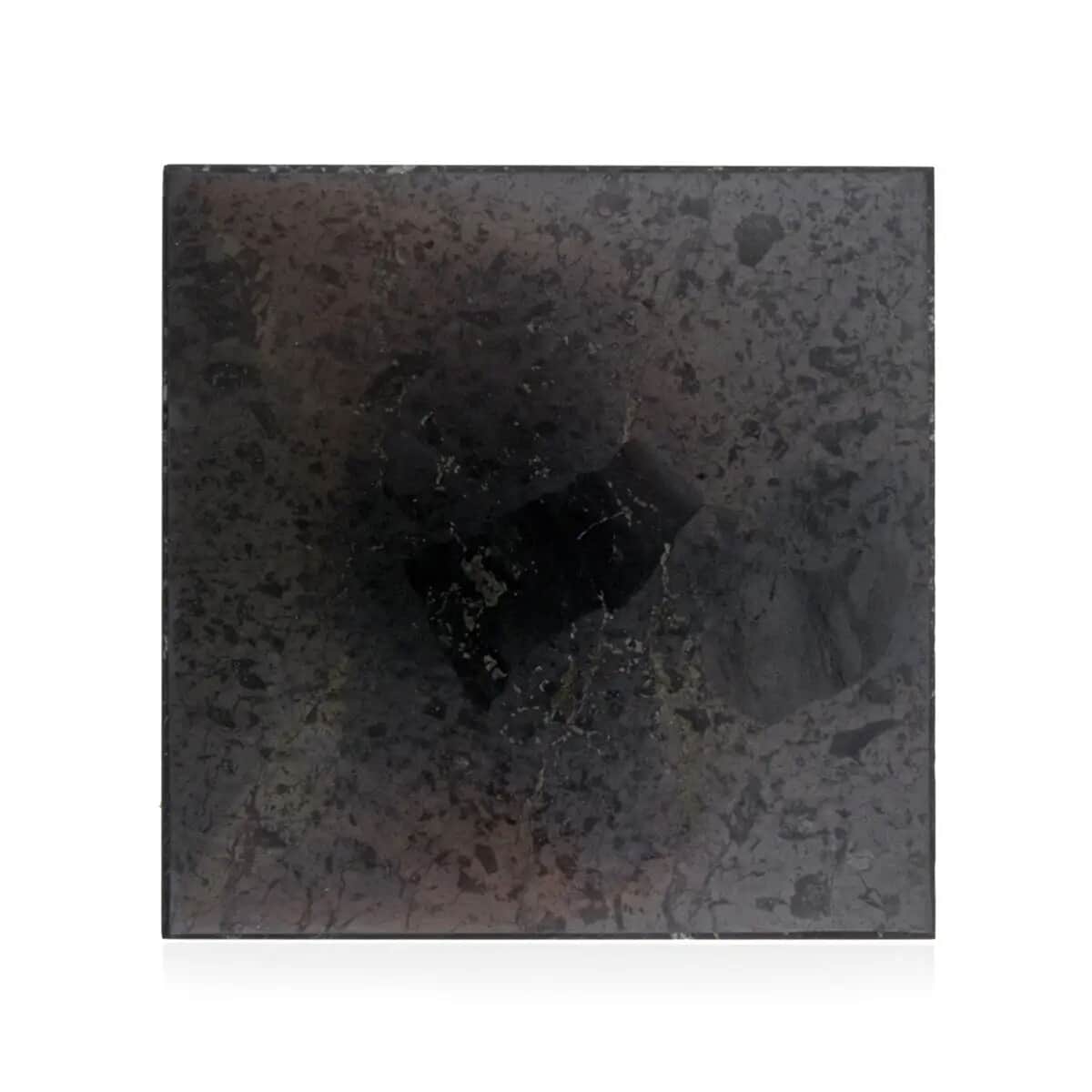 Shungite Square Tile 10cm Approx. 788.00 ctw image number 4
