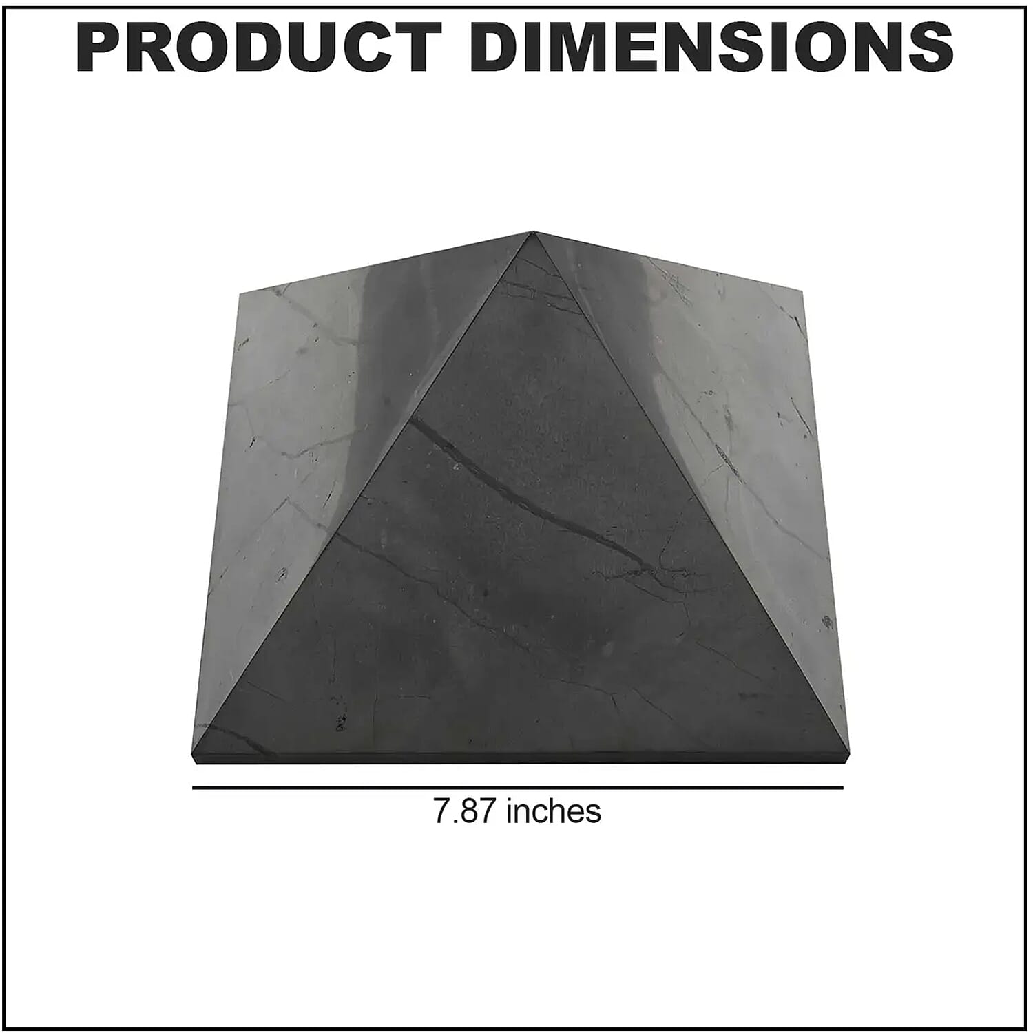 Shungite Pyramid 20cm Approximately 24493.00 ctw