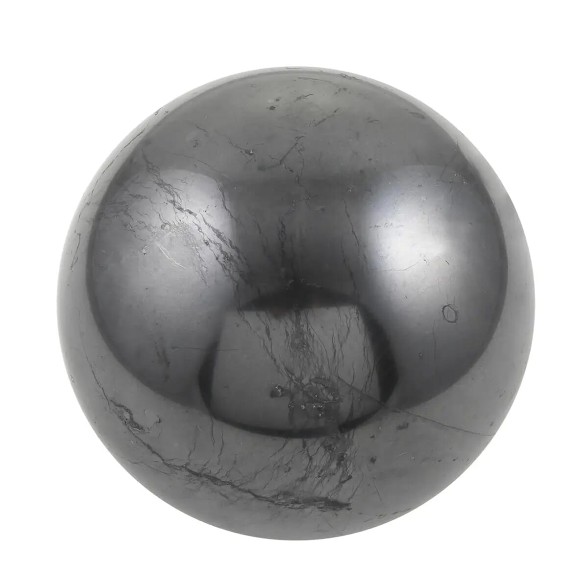 Sphere Shape Shungite 100 mm Approximately 10886.00 ctw, Decorative Shungite Sphere, Home Decor Items, Decoration Items image number 0