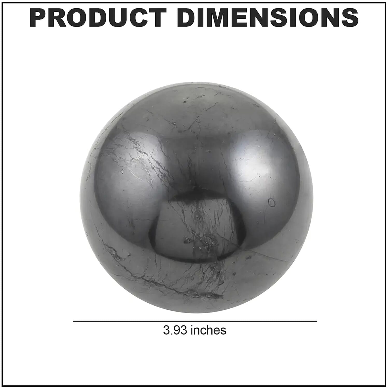 Buy Sphere Shape Shungite 100 mm Approximately 10886.00 ctw