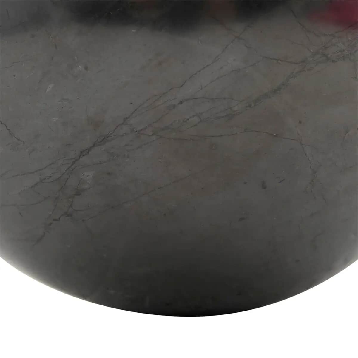 Sphere Shape Shungite 100 mm Approximately 10886.00 ctw, Decorative Shungite Sphere, Home Decor Items, Decoration Items image number 4
