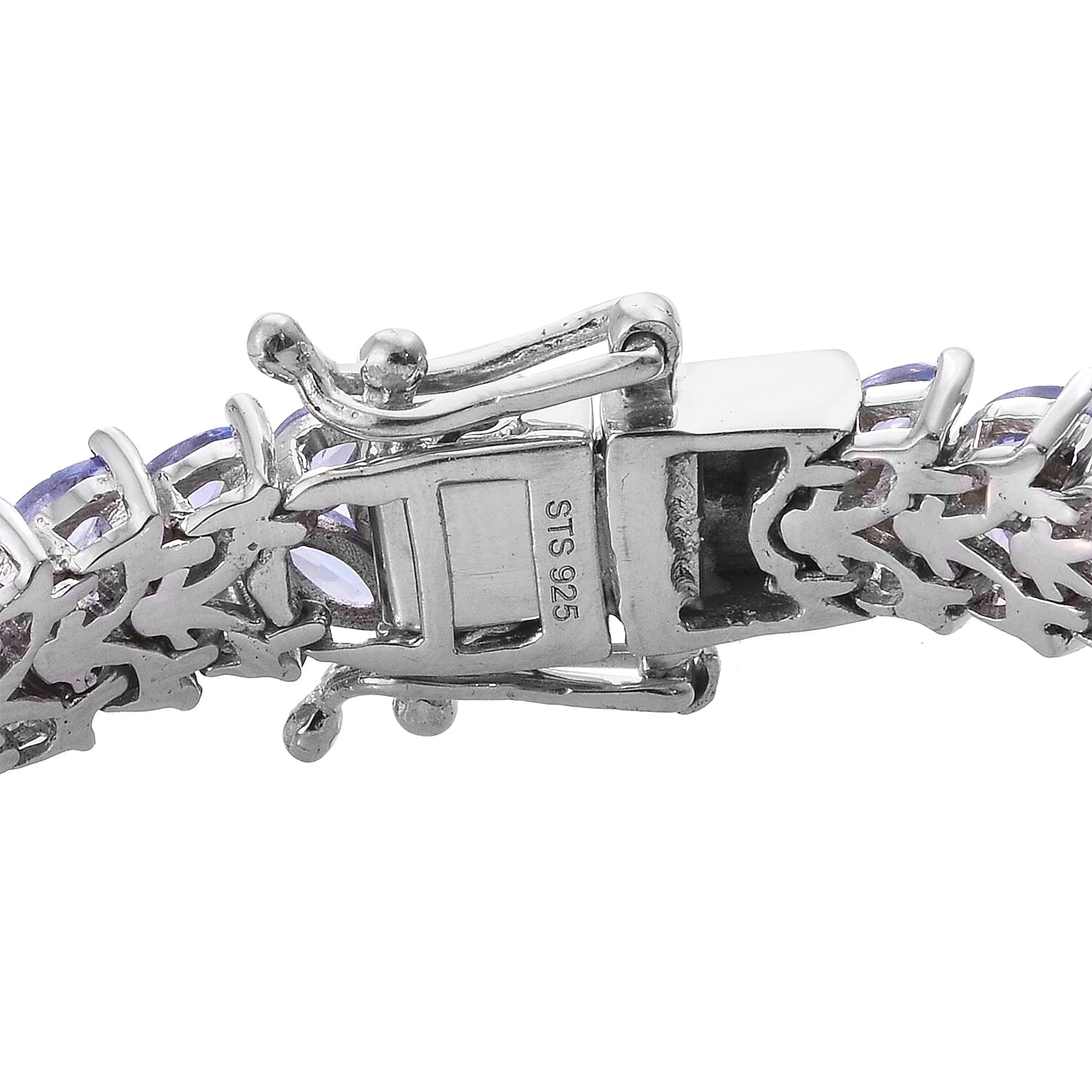 Tanzanite Bracelet in Platinum Over Sterling Silver (6.50 In) 11.30 ctw
