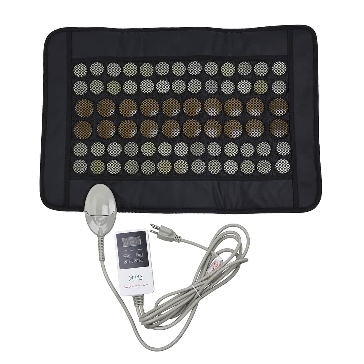 UTK Far Infrared Natural Jade and Tourmaline Heating Pad with Free Bonus Cover Approx. 3580cts image number 0