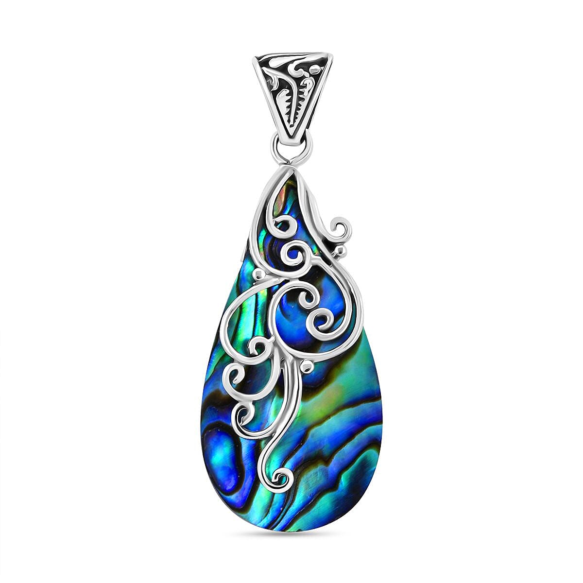 Abalone Shell Pendant in Sterling Silver image number 0