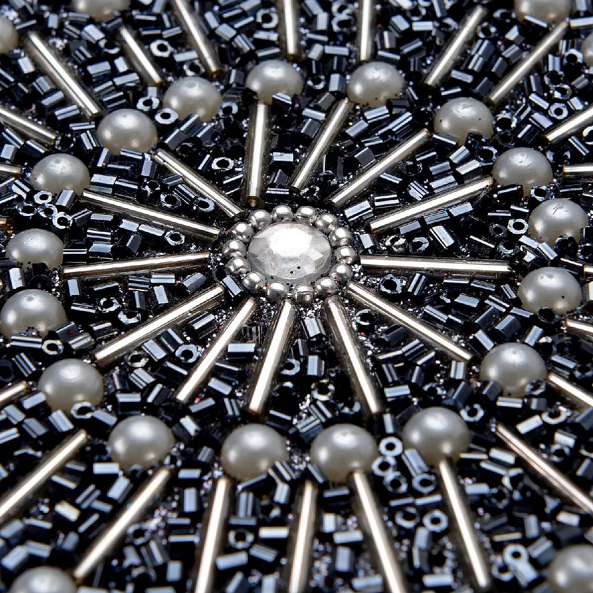 Set of 3 Handcrafted Midnight Blue Embellished Nesting Boxes image number 5