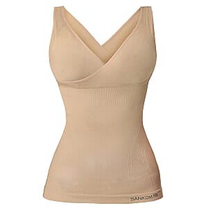 Sankom Patent Shaping Camisole with Bra with Cooling Fibers - XL/XXL | Beige