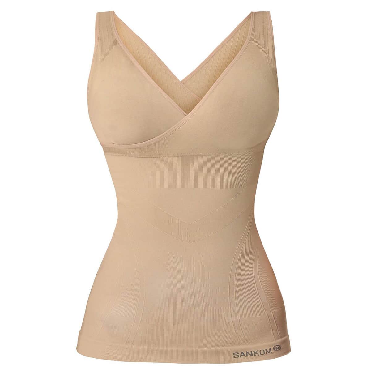 Sankom Patent Shaping Camisole with Bra with Cooling Fibers - XL/XXL | Beige image number 0