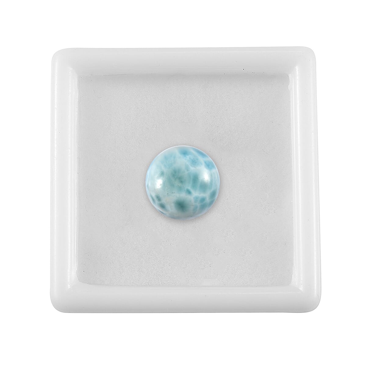 AAA Larimar (Rnd 11 mm) 4.78 ctw Loose gemstone