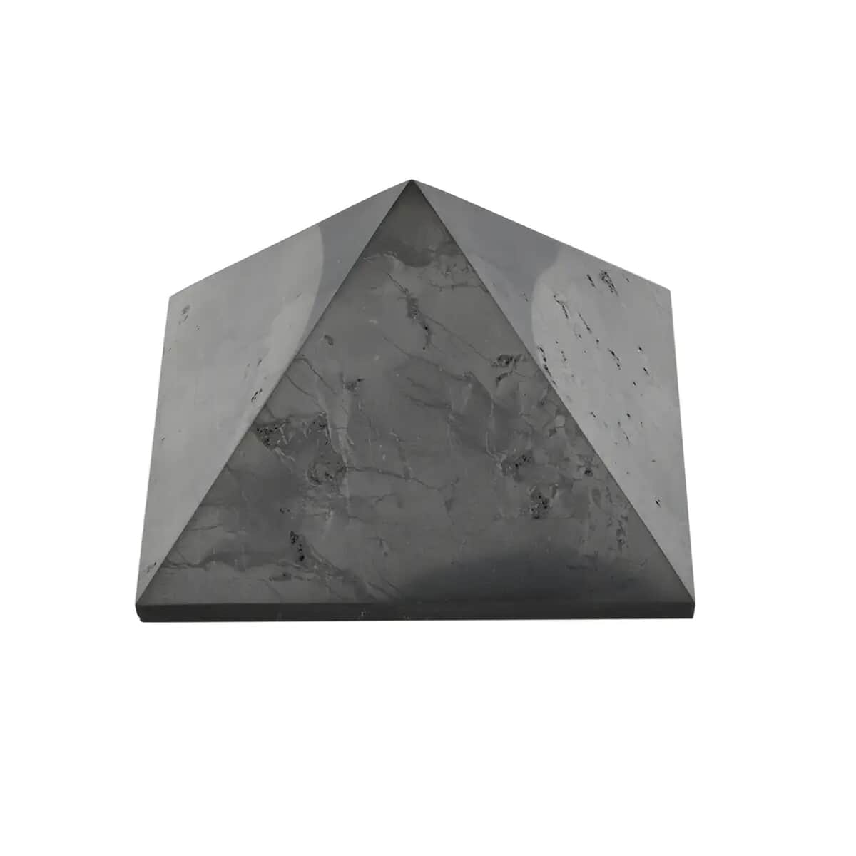 Shungite Pyramid 8cm Approx. 1593.00 ctw image number 0