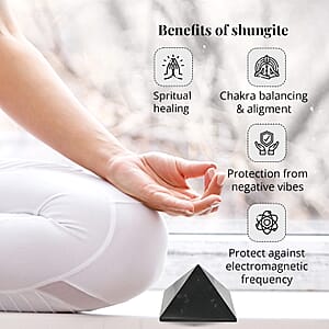 Shungite Pyramid 8cm Approx. 1593.00 ctw