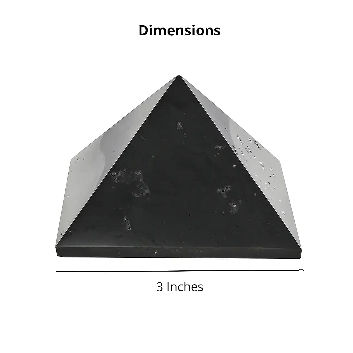 Shungite Pyramid 8cm Approx. 1593.00 ctw