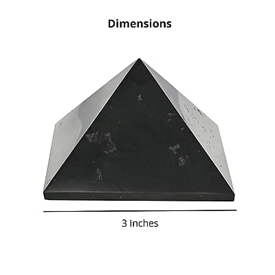 Shungite Pyramid 8cm Approx. 1593.00 ctw