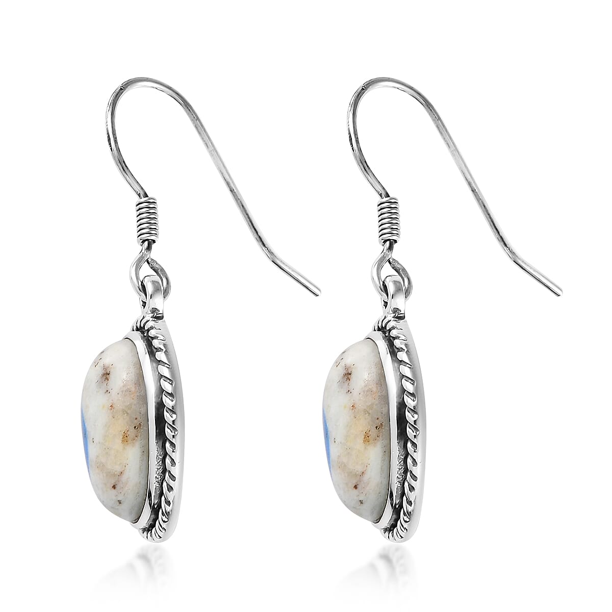 Artisan Crafted K2 Jasper Earrings in Sterling Silver 12.90 ctw image number 3