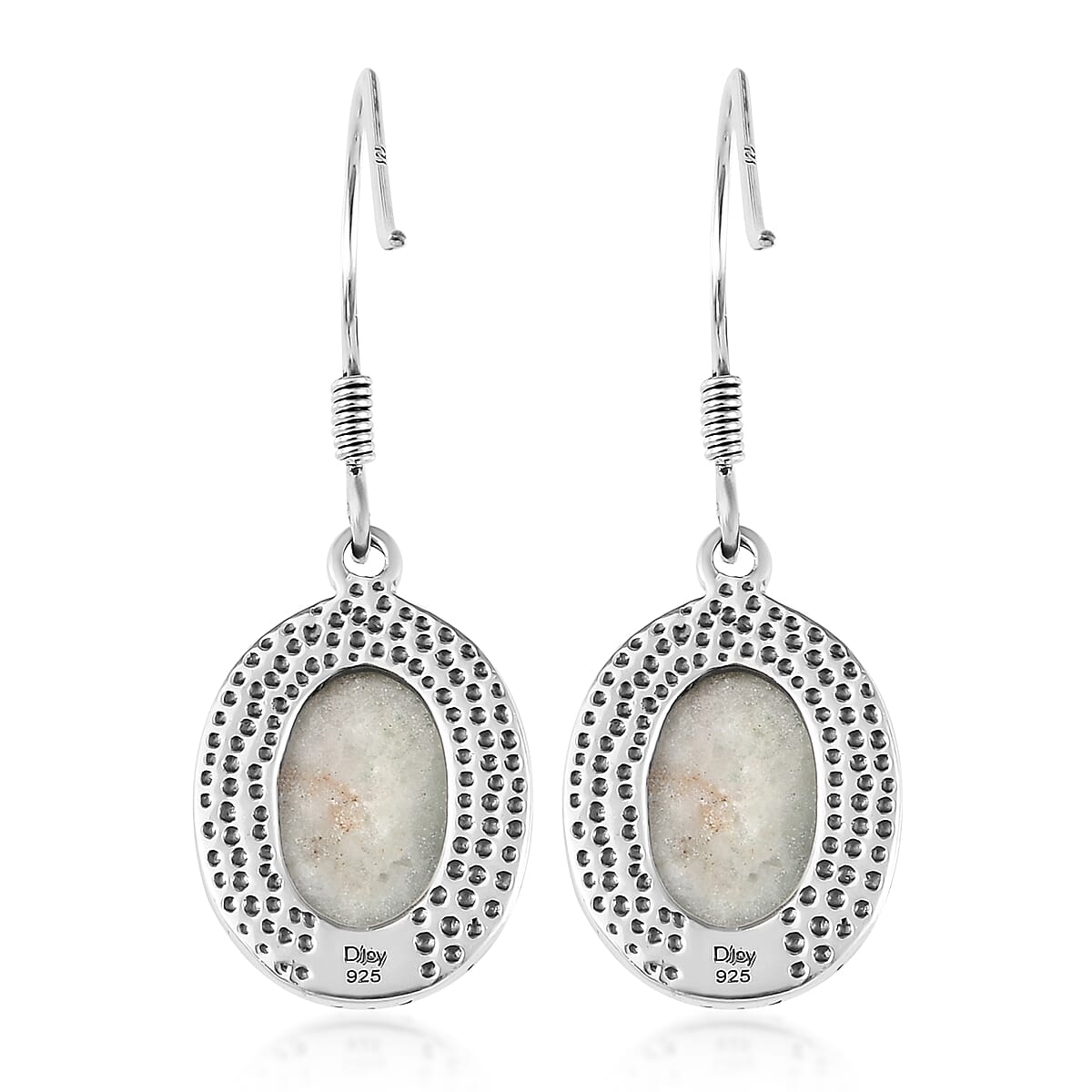 Artisan Crafted K2 Jasper Earrings in Sterling Silver 12.90 ctw image number 4