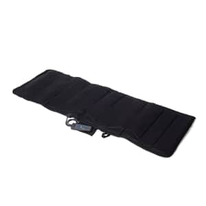 Homesmart Black Full Body Massaging and Heating Mat with 10 Motors, 5 Modes and 3 Intensity Levels