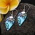 Abalone Shell Dangle Earrings in Sterling Silver, Drop Silver Earrings, Beach Fashion Jewelry image number 1