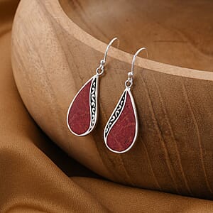 Sponge Coral Earrings in Sterling Silver