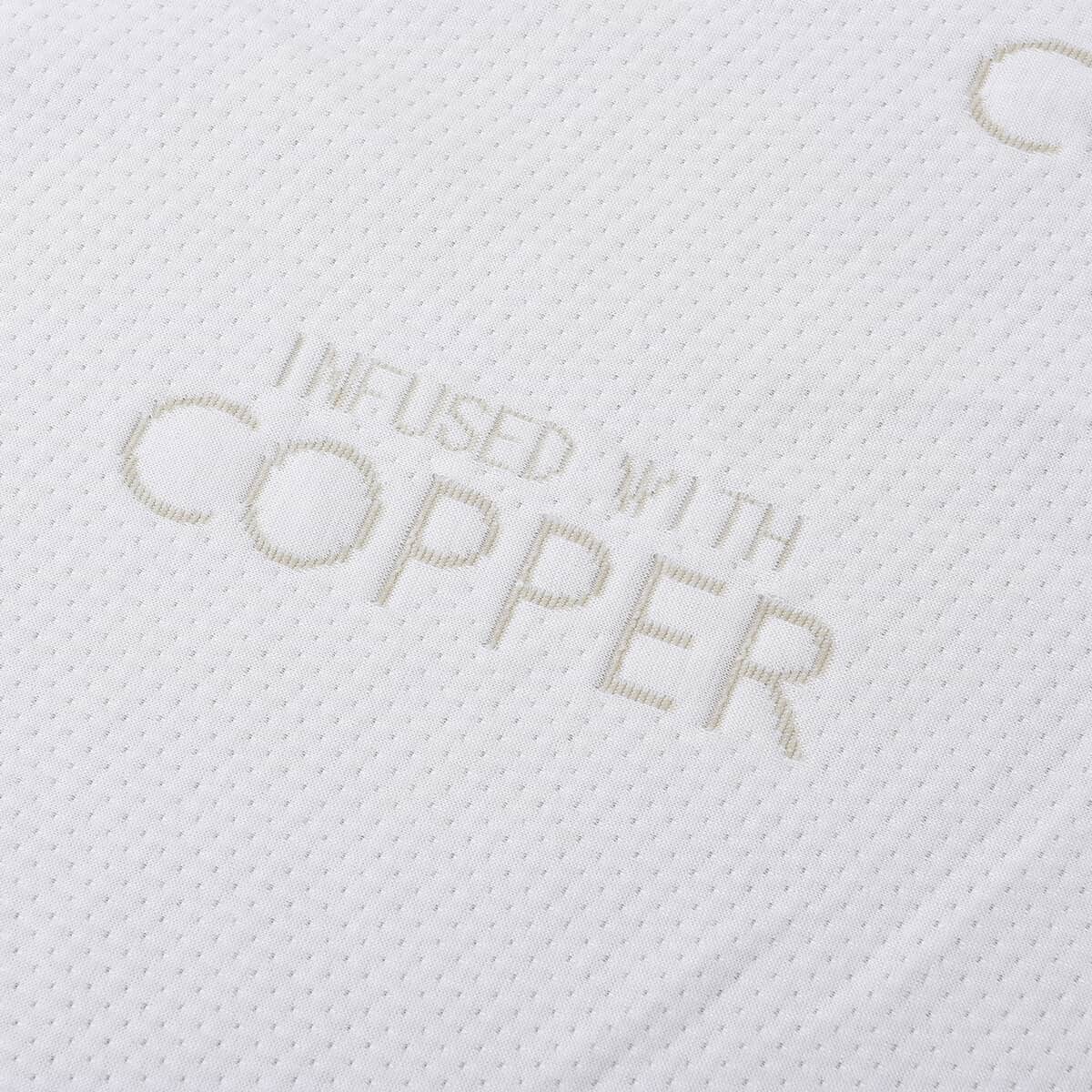 Homesmart Copper Infused Jacquard Mattress Protector Cover Queen Size image number 2