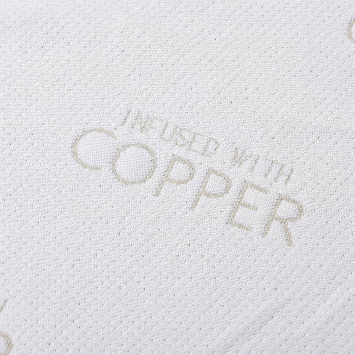 Homesmart Copper Infused Jacquard Mattress Protector Cover King Size image number 2