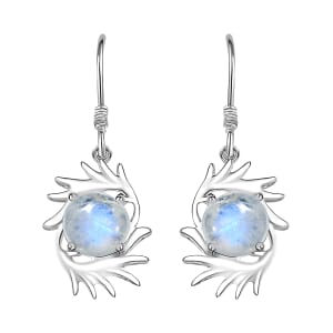 Kuisa Rainbow Moonstone 6.75 ctw Earrings in Sterling Silver