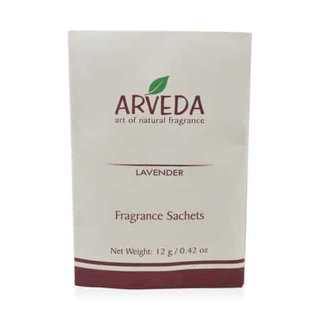 Arveda Lavender Fragrance Set (Ceramic Aroma Oil Burner, 2x Fragrance Oils, 2 Tea Light Candles, & Fragrance Sachet) image number 3