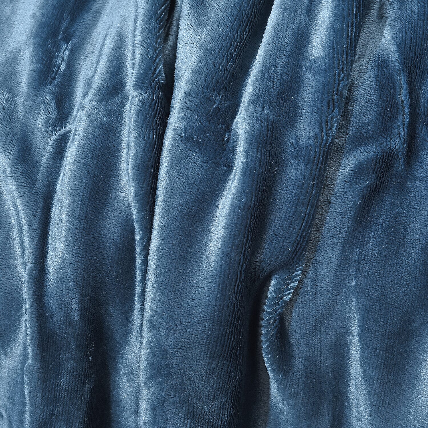 Homesmart Teal Plush Flannel & Sherpa Reversible Blanket | Polyester Sherpa Blanket | Sherpa Throw Blanket