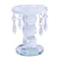 White Chandelier Crystal Pillar Candle Holder, Decorative Crystal Candle Stand for Dinner Table, Wedding Centerpieces, Living Room, Home Decor image number 0