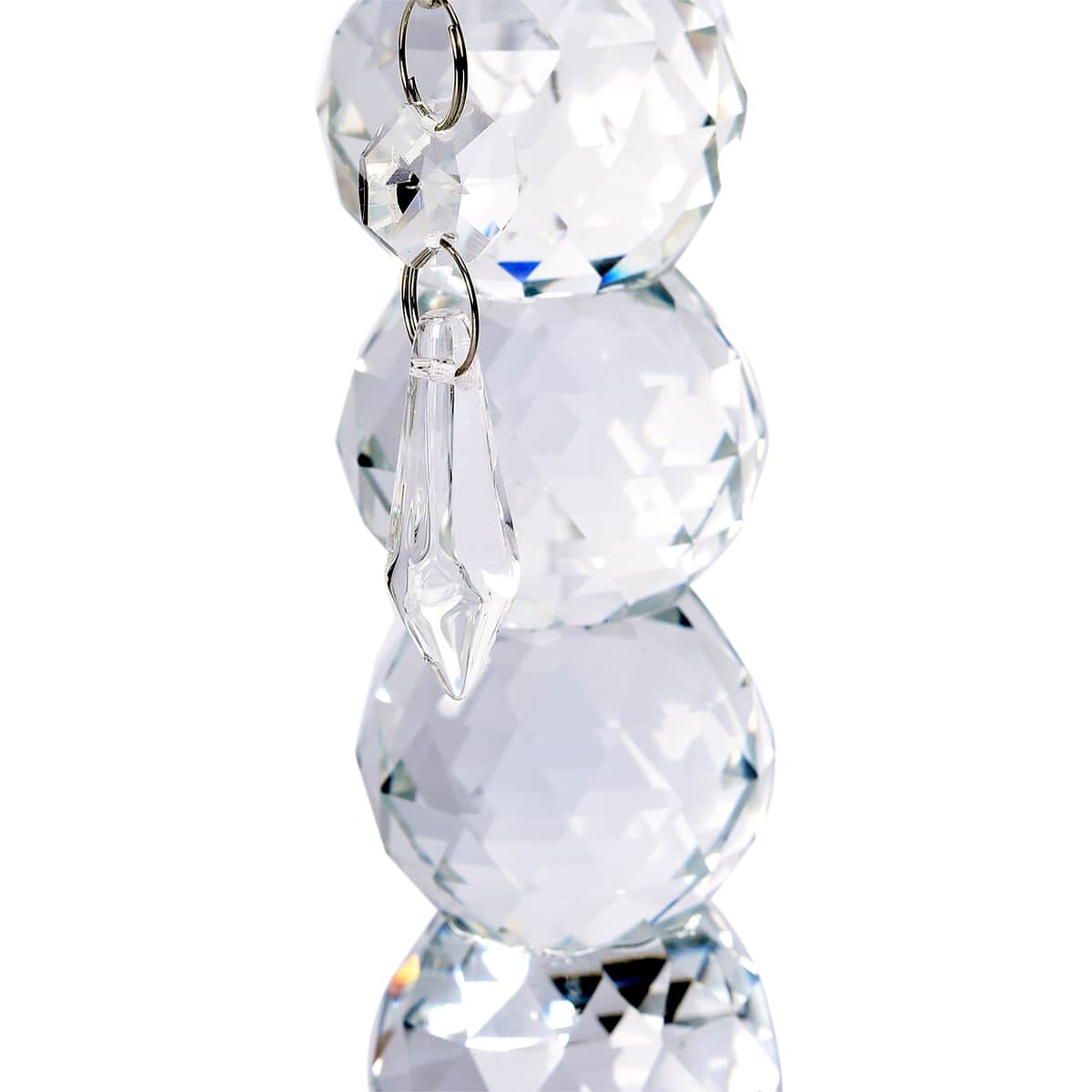 White 4 Ball Chandelier Pillar Stand image number 2