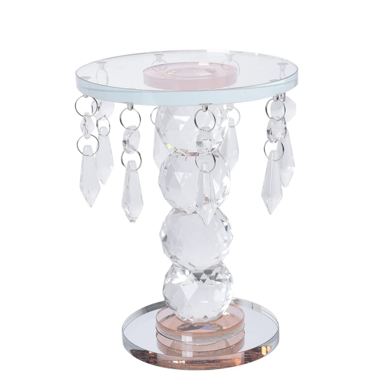 Champagne 4 Ball Chandelier Pillar Stand