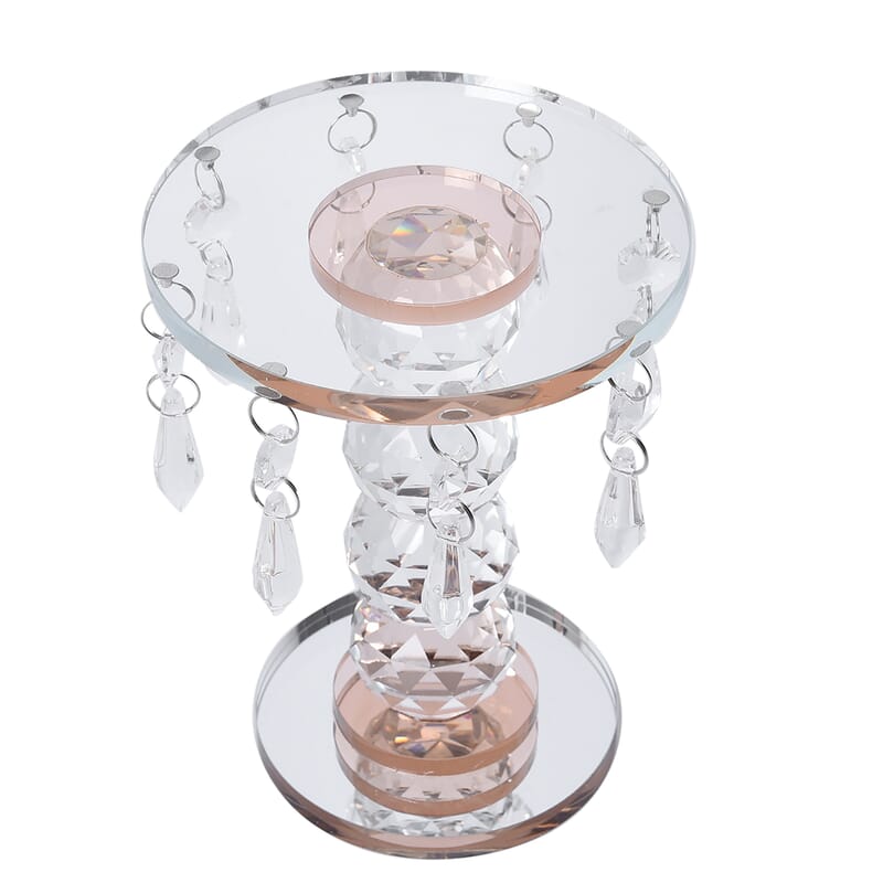 Champagne 4 Ball Chandelier Pillar Stand