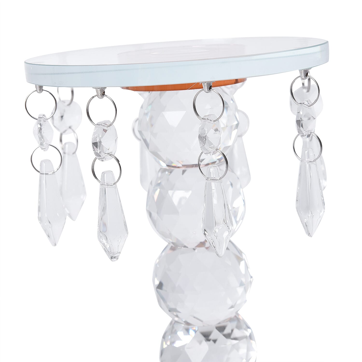 Champagne 4 Ball Chandelier Pillar Stand