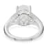 Kuisa Rainbow Moonstone Solitaire Ring in Sterling Silver (Size 5.0) 3.10 ctw image number 6