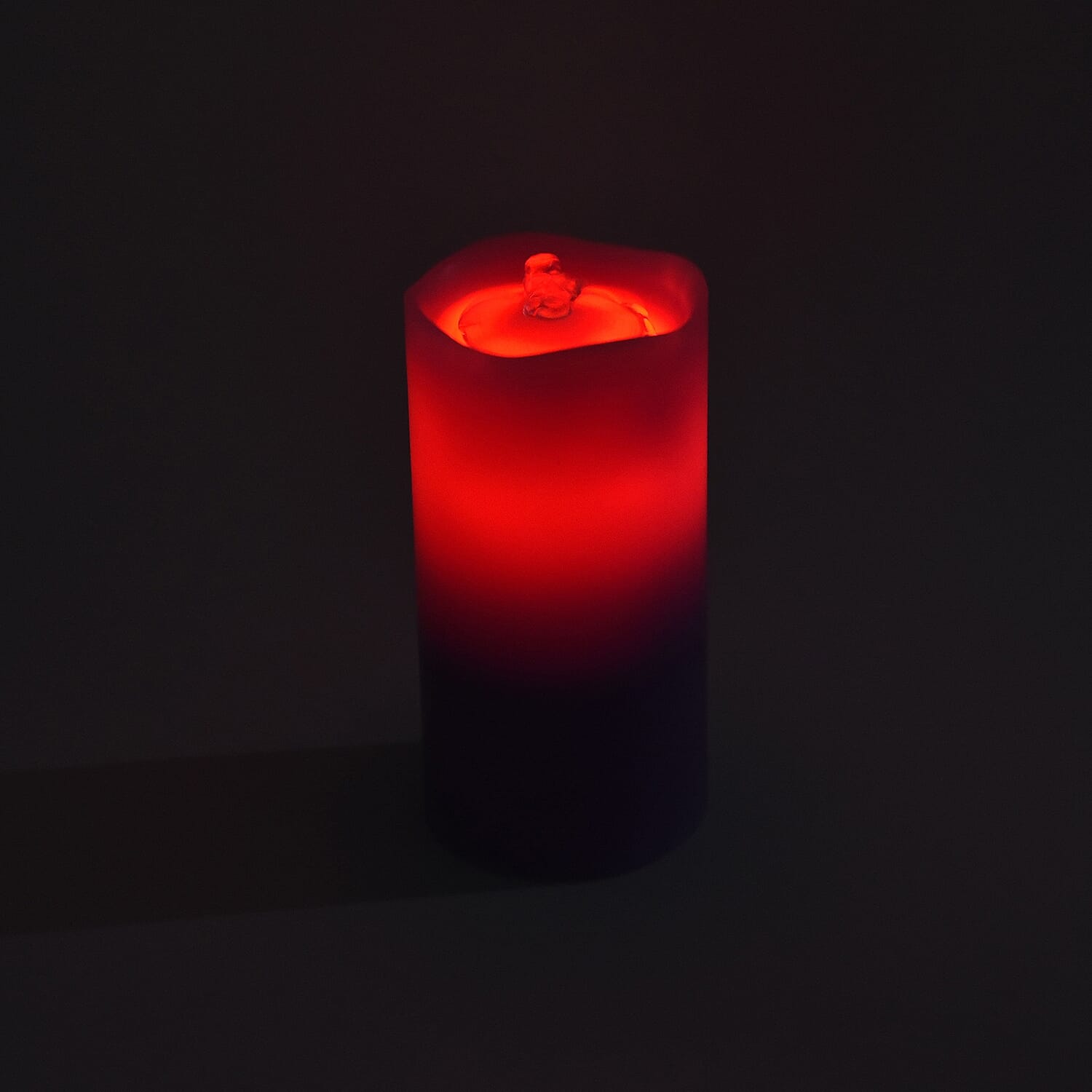 Purple with Multi Color LED Water Flame Candle Fountain with Remote