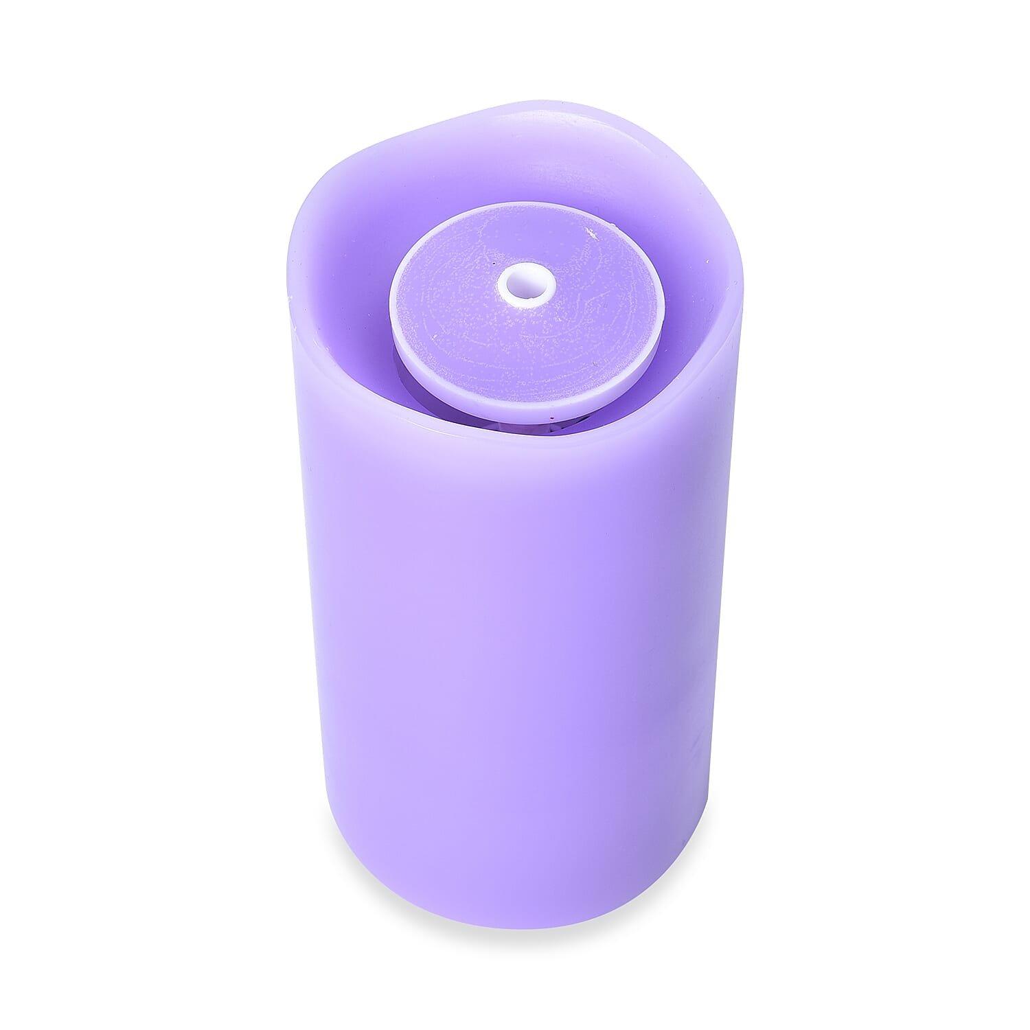 Purple with Multi Color LED Water Flame Candle Fountain with Remote