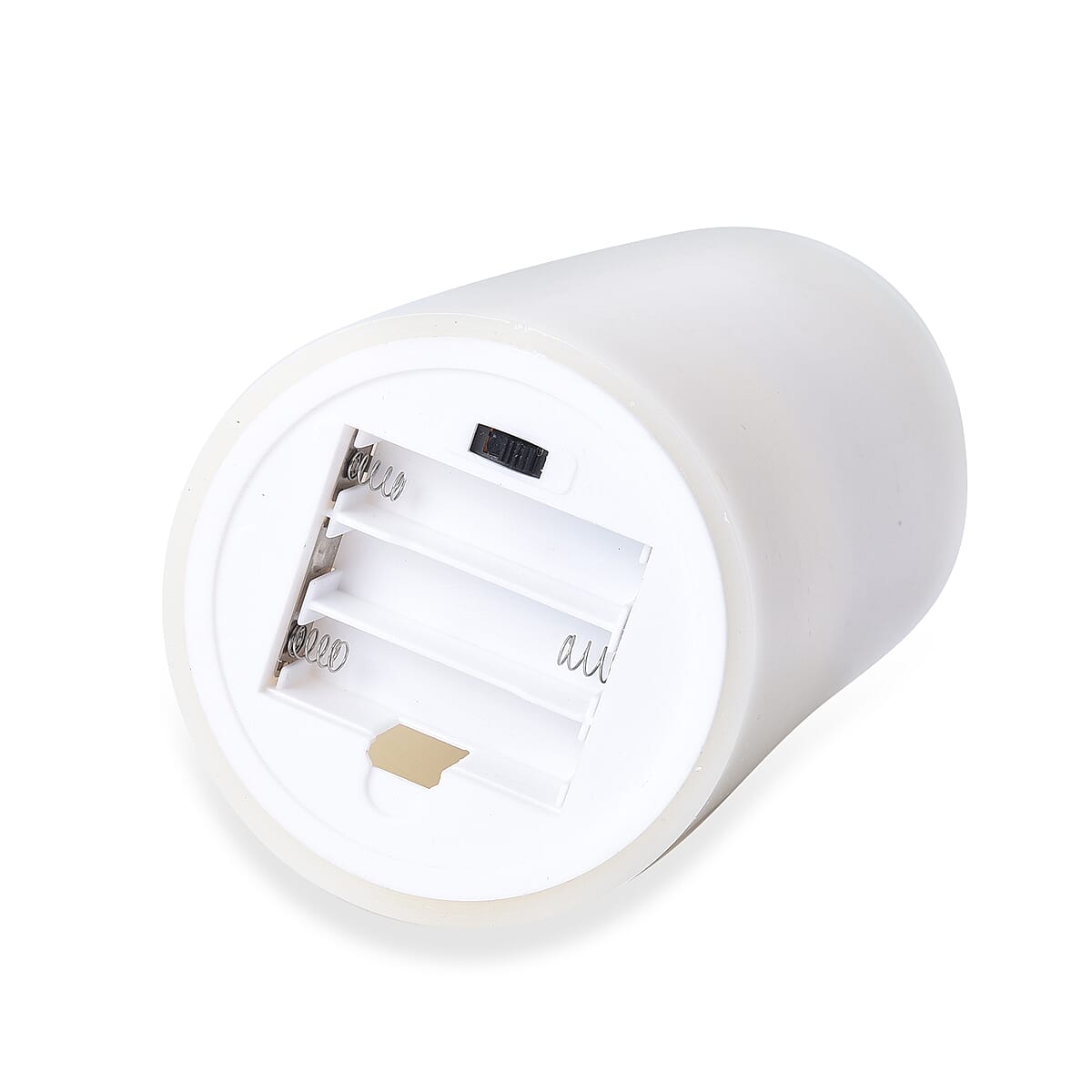 White with Multi Color LED Water Flame Candle Fountain with Remote image number 5