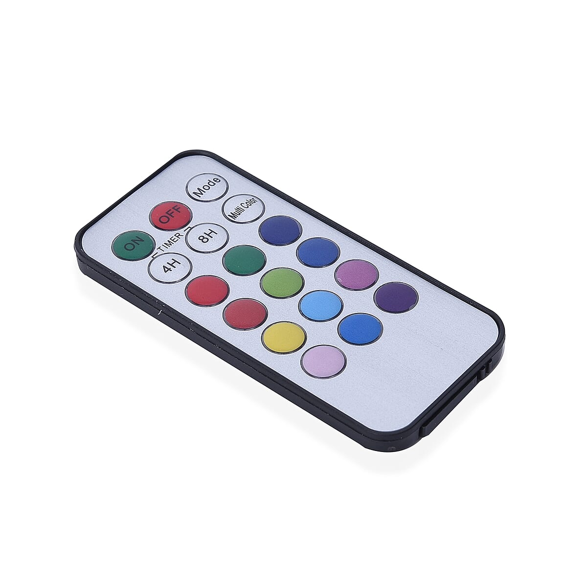 White with Multi Color LED Water Flame Candle Fountain with Remote image number 6