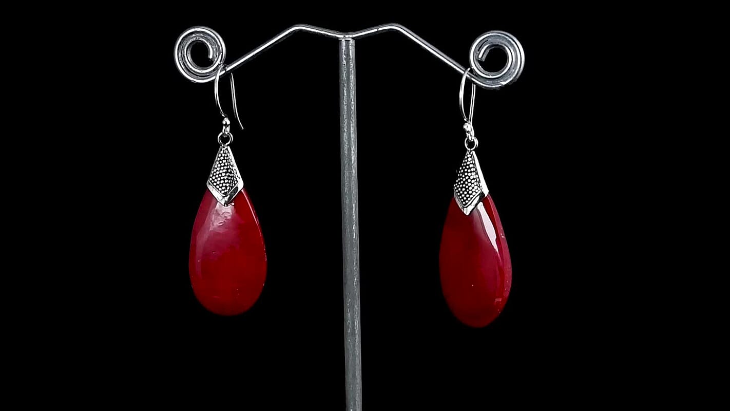 Fancy Beach Earrings in Sterling Silver