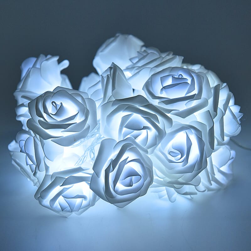 30 LED Rose String Lights (3xAA Not included)